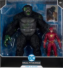 DC Multiverse - Flash Vs Titano 7in Action Figure With Megafig 2 Pack